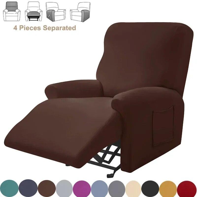 Split Recliner Sofa Cover for Living Room Spandex Relax Lazy Boy Chair Cover Elastic Armchair Cover Furniture Protector Covers