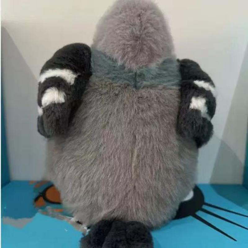 1 Pezzo Giocattolo Ornamento Compagno per Animali Pappagallo Piccione Grasso Uccello Bambola Peluche Giocattolo Regalo di Natale Compleanno per Ragazza