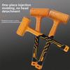 Orange Rubber Mallet With Anti Shock Vibration Handle For Tile Marble Flooring Installation Tool 35.5cm