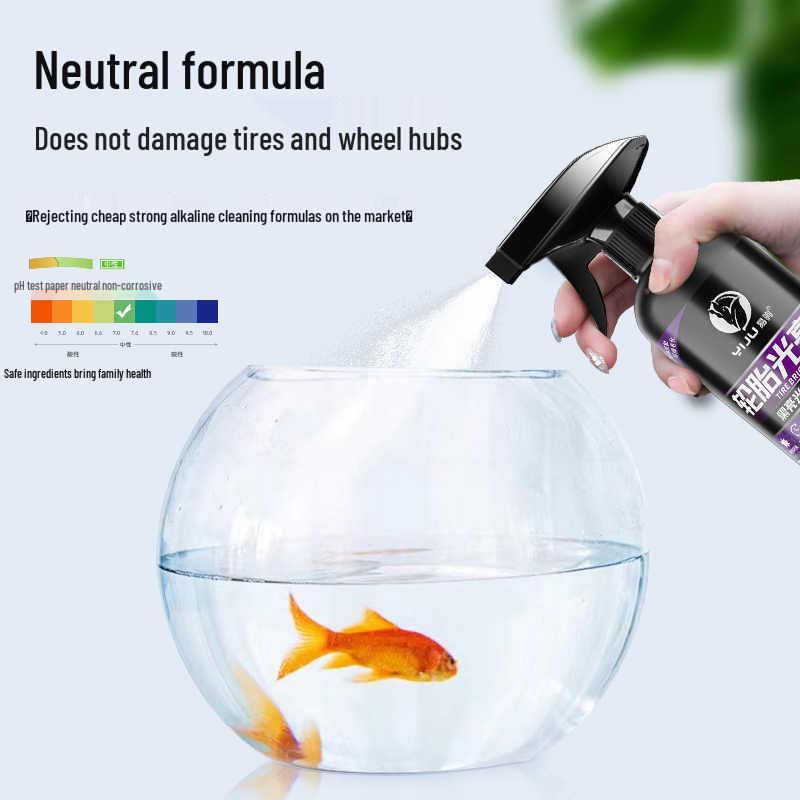 Car Tire Shine: Durable Wax & Anti-Aging Protective Foam Cleaner.