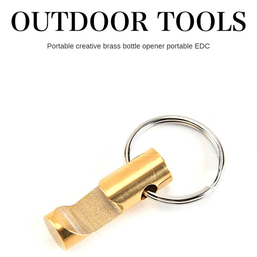 Taschenzylindrischer Bierflaschenöffner Zinklegierung Kreativ Mini Schlüsselanhänger Outdoor Camping Tragbare Küchenwerkzeuge Gadgets Öffner