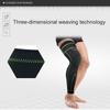 Elasticity Long Knee Protector Brace Leg Sleeve Neoprene Compression Support Non-Slip Sports Kneepads