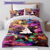 Chainsaw Man Pattern Bedding,Quilt Set Quilt Cover Pillowcase Home Birthday Gift (1 * duvet cover + 2 * pillowcase, without core)