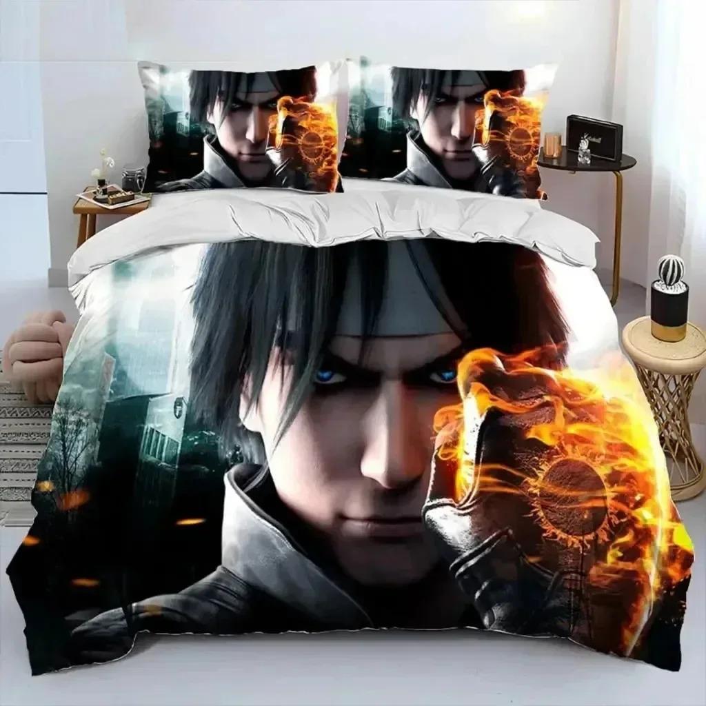 Comforter 3D Print Game King Of Fighters Retro Bedding Set Boys Girls Twin Queen Size Bed Kids Adult