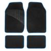 FH Group Group Car Floor Mat Universal Fit for and Trucks Imported from (FH International) Set, Blue, Multi-Function, Sedans, SUVs, [Officially Japan]