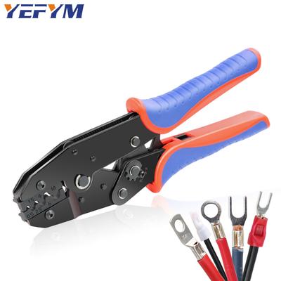 Non-insulated Terminal Crimping Tool,Ratcheting Wire Crimping Pliers.It Is Suitable for AWG 20-7(0.5-10mm²)and Serves As an Electrical Crimping Tool.