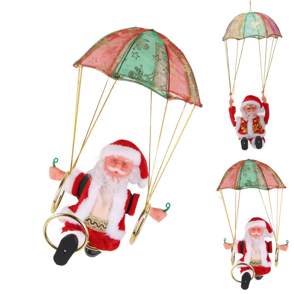 Parachute Christmas Ornaments Lovely Shape Xmas Theme Hanging Ornament Parachute Decorations Happy New Year