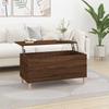 Vidaxl Coffee Table, Brown Oak, 90X44.5X45 Cm
