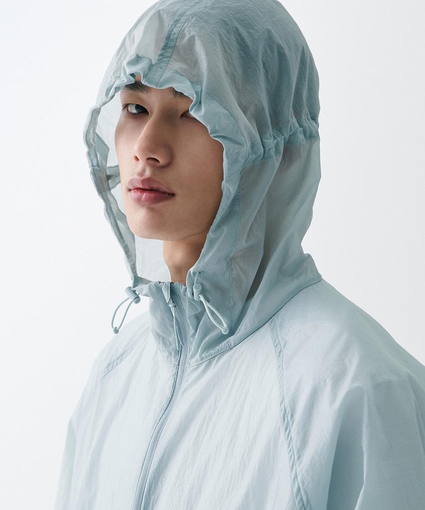 Musinsa Standard [City Leisure] Sheer Windbreaker Jacket [Cloudy Blue]