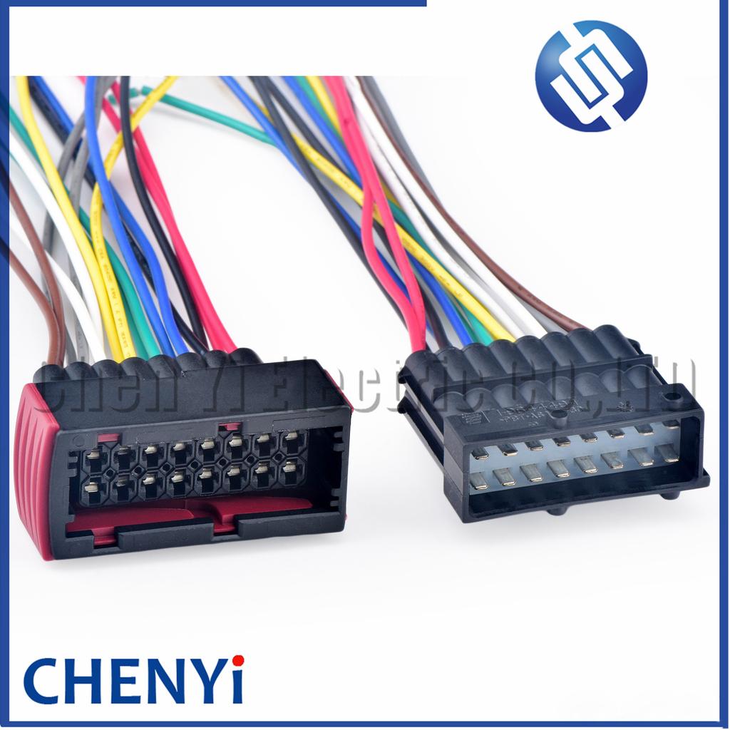 16 Pin Automotive Waterproof Connector Fuse Box Engine Computer Board Harness Plug 1-967242-1 1-965427-1 for Dongfeng