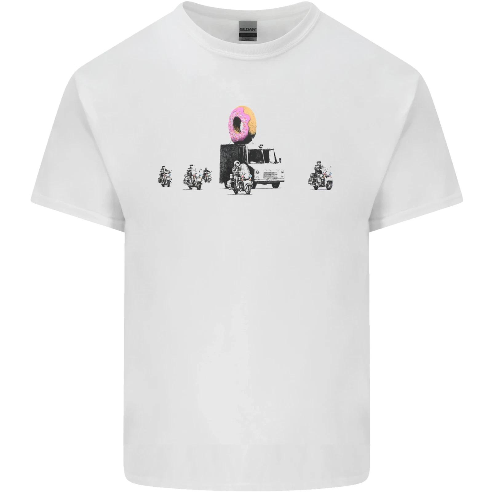 Banksy Donut Police Street Art Graffiti Kids T-Shirt Childrens S