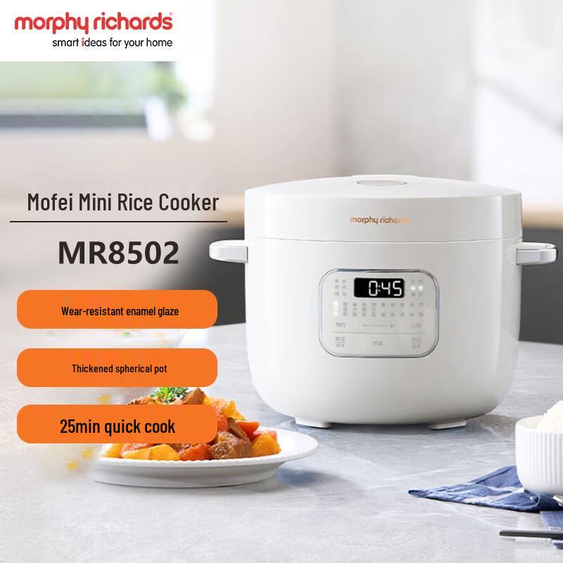 Мини-рисоварка Morphyrichards MR8502, штепсель CN (адаптер в комплекте)