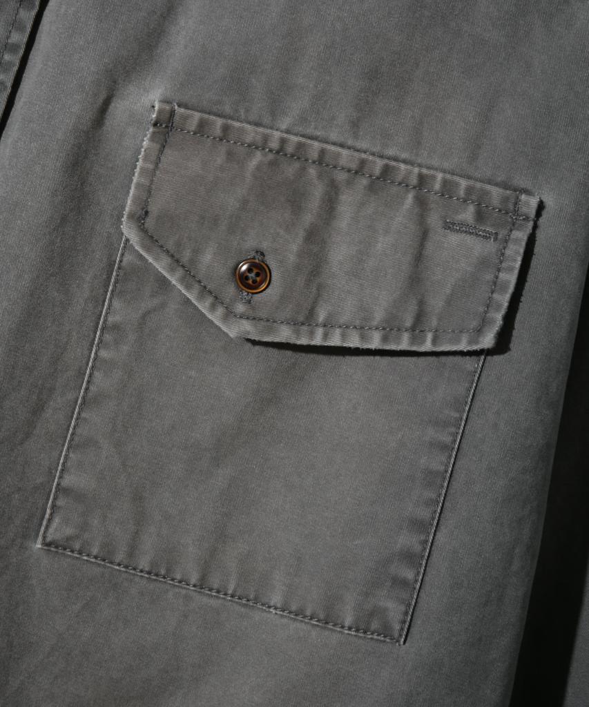 Dimiteulibeullaeg Bio Western Cotton Shirt_Charcoal
