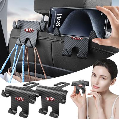 Autositz Kopfstützenhaken Universelle Handyhalterung Rücksitz-Organizer Für Sauer CUB CEED Cerato Forte K8 K900 Optima Picanto RIO VG Ray