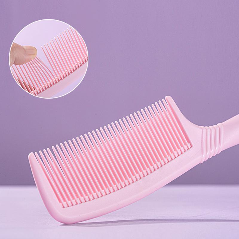 High Quality Plastic Hairdressing Combs Professional Anti-Static Fine Cutting Women Beauty Hairstyling Brush Househeld Wet Dry