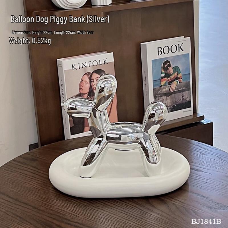 Creative Balloon Dog Decoration Piggy Bank