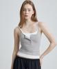 Le Seren Mellow Button Sleeveless Top