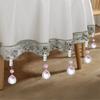 6 Stück Heavy Duty Glas Tischabdeckung Anhänger Winddicht Tischdecke Haken Hochzeit