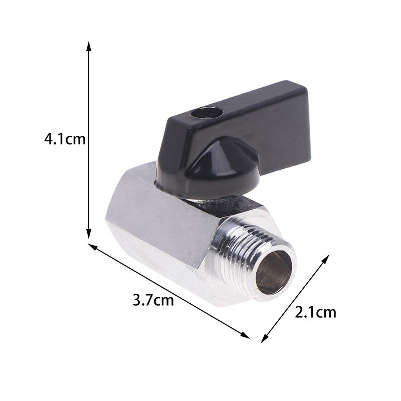 

Brass Mini Ball Valve 1/8 1/4 3/8 1/2 3/4 Bsp Female Male Thread Hardware 2 Way Ball Valve Copper A3