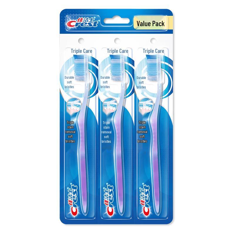 Crest Triple Care Soft Bristle Toothbrush