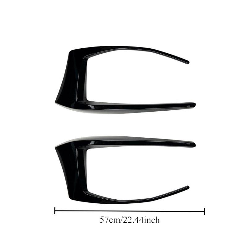 1pair Suitable for 2013-2016 Golf 7-speed R400 Rear Bumper and Rear Air Vent Surround Cross-border Modification Parts