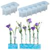 Multipurpose Sturdy Silicone Flower Base Candle Holder Mold Set Portable for Resin Plaster Craft Supplies Assorted Sizes