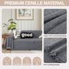 Chenille Protector Sofa Covers Green Sofa Slipcover Couch Cover Living Room Pet Soft with Tassel Washable Throw Blanket Stylish