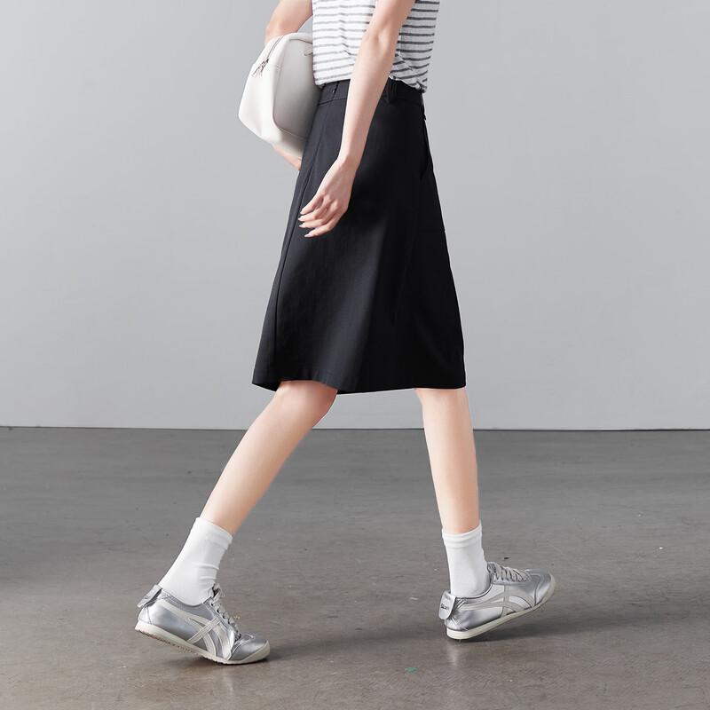 SOFSIL Women s High-Waist A-Line Midi Skirt 27/M хаки