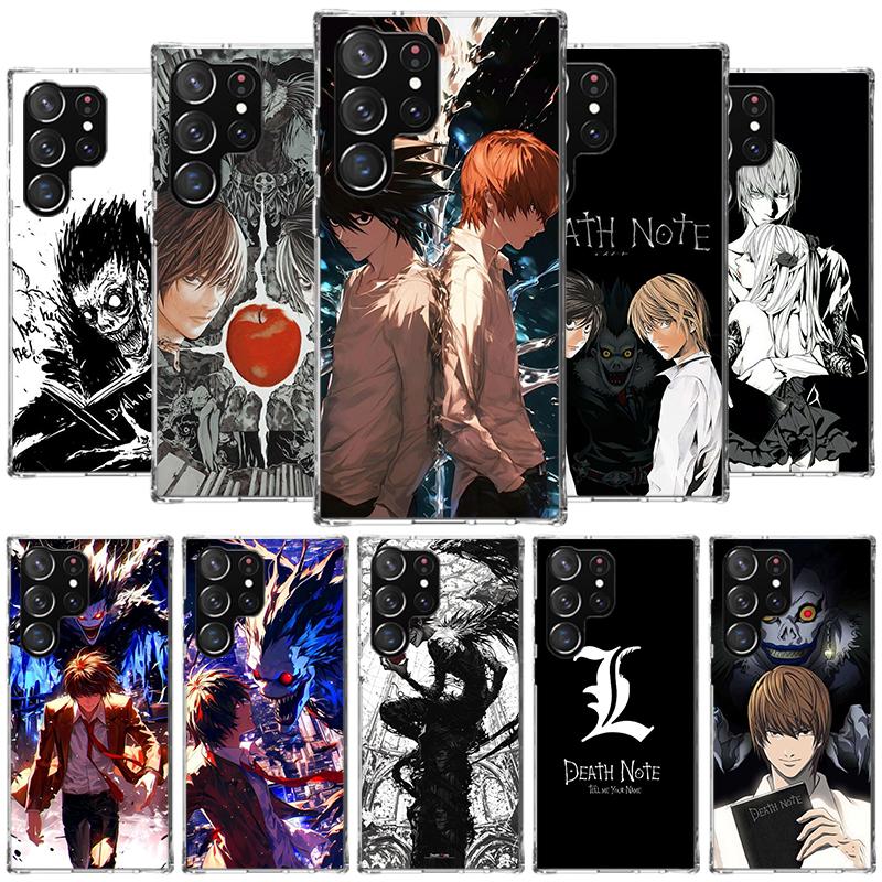 N-Note D-Death Anime Ryuk Phone Case For Samsung Galaxy S26 S25 Edge S24 Ultra S23 S22 Plus S21 S20 FE Soft Fundas Shell Galaxy