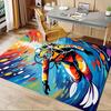 Diver, Colorful, Underwater Office Carpet Soft Polyester Entrance Carpet Washable Non-slip Machine Washable Indoor Carpet Living Room Bedroo