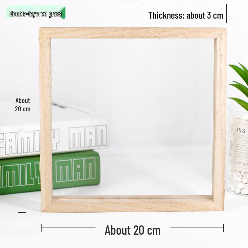 Handmade Transparent Bottle Embossing Film for Spring Plant Specimen Bookmarks
