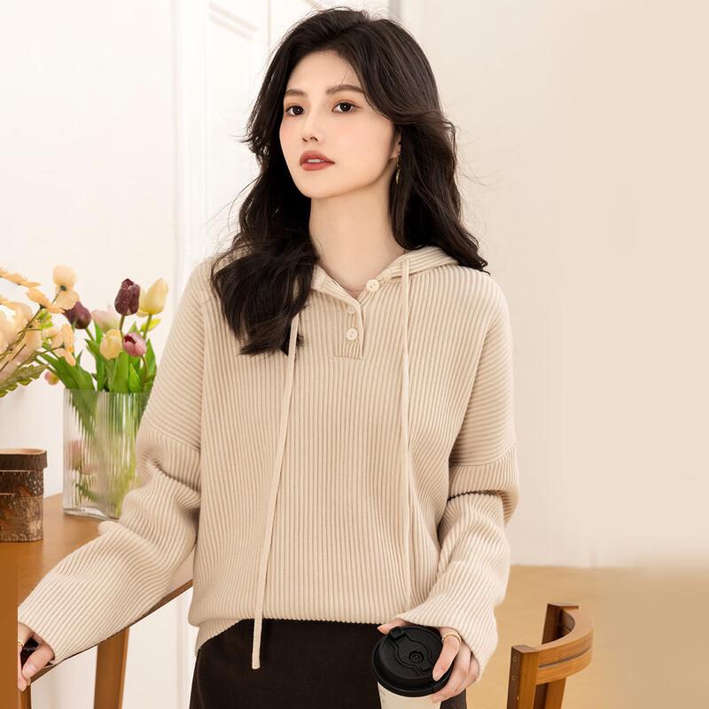 

Mokana Women s Long Sleeve Knitted Sweater One Size