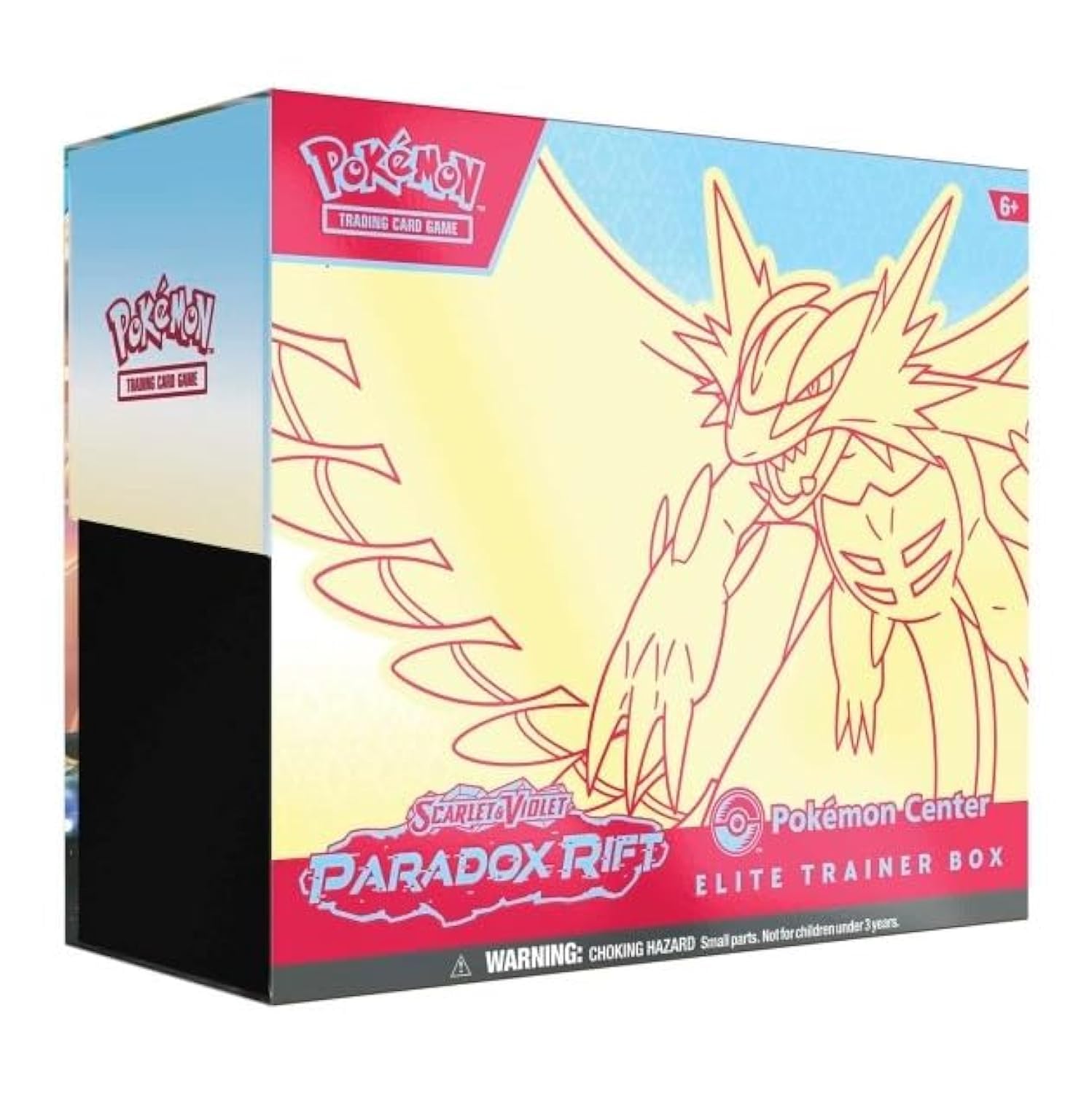 

Scarlet Violet Paradox Rift Center Elite Trainer Box Pokémon TCG & - (Roaring Moon)