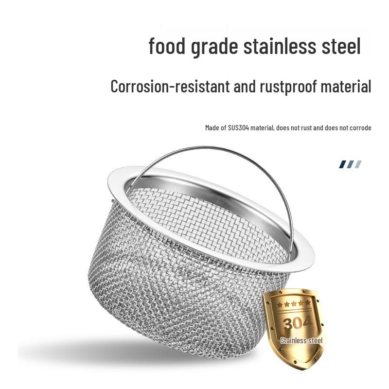 304 Stainless Steel Kitchen Sink Drain Filter & Garbage Net
