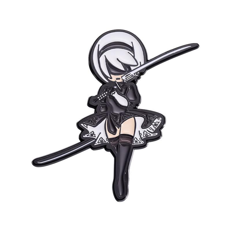 Creative New Cartoon Themed Brooch For Stylish Dark Aesthetic Fashion Accessory