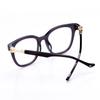Alloaiweeo [Alo:Ctzen] Ci7603A C2 Big Oversized Dark Gray Horn-Rimmed Glasses