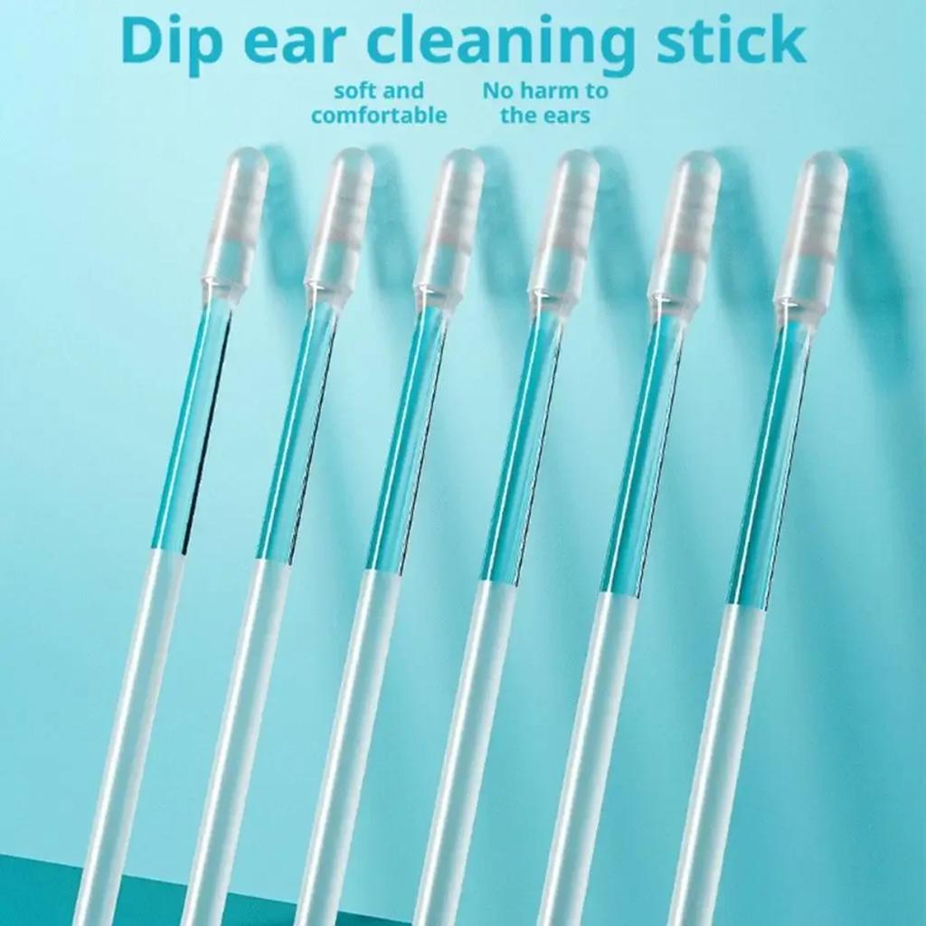 Sticky Ear Wax Cleaner Tool Safe Gentle Ear Digging Spoon Cotton Swabs Ear Pick Kit for Ear Canal Cleaning Not Hurt