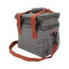 Insulated Lunch Carry Bag Double Layer Large Capacity Leak Proof Oxford Cloth Aluminum Foil with Shoulder Belt Cooler