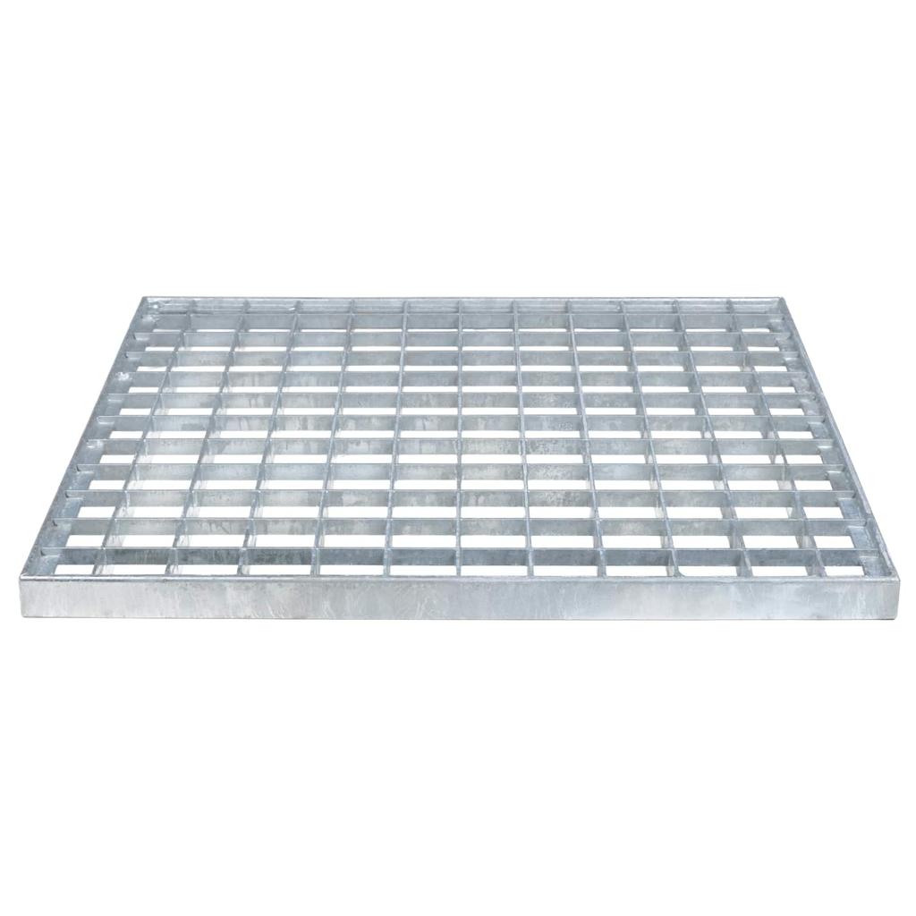 vidaXL Grille Silver 40 X 40 X 2 Cm Hot-dip Galvanized Steel