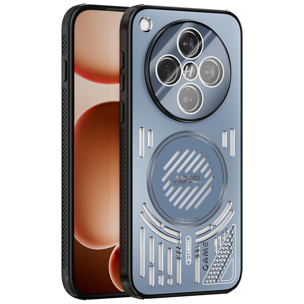 ABEEL For Oppo Find X8s+ 5G Magnetic Case Aluminium Alloy+PC+TPU Hollow Heat Dissipation Phone Cover