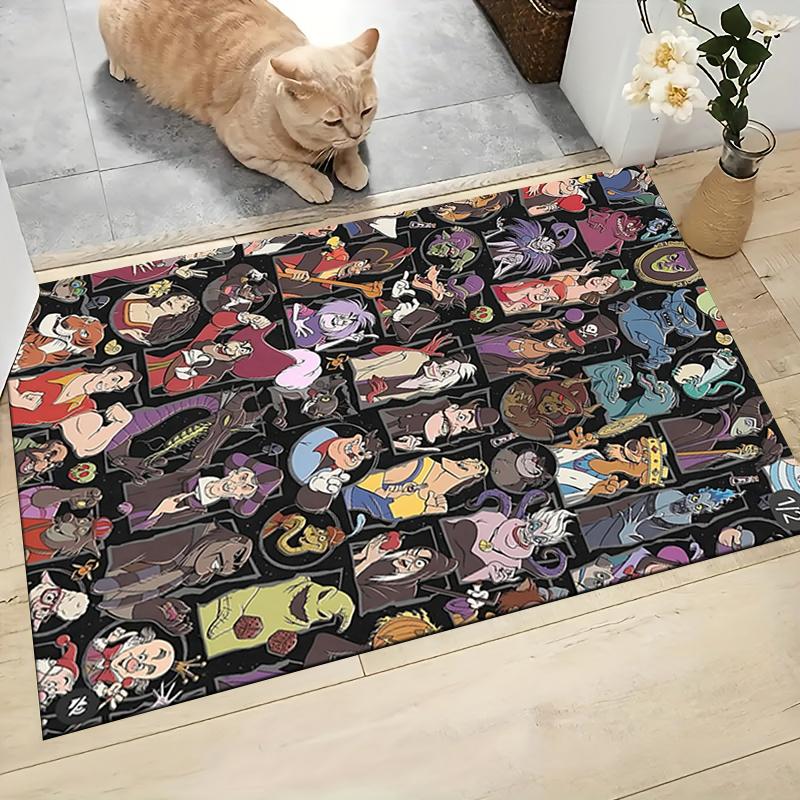 Dark Fantasy Characters Carpet Rug Soft Washable Antislip Home Living Room Sofa Mats Personalized Christmas Rug