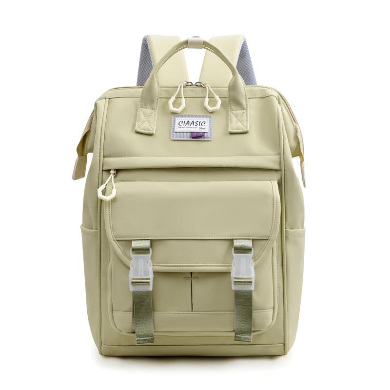 Schoolbag Mommy bag is lightweight, simple and large-capacity backpack 1101 new mother and baby go out to play fashionable multi-functional backpack
