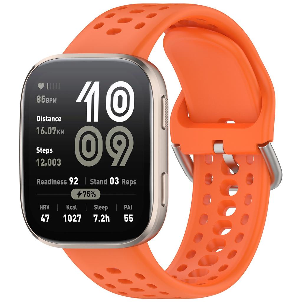 22mm Official Silicone Strap For Amazfit Bip 6 Balance 2 Breathable Bracelet Wristband For Amazfit T-Rex3 Pro GTR 4/3 Helio Belt