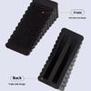 2Pcs Rubber Door Stop Safety Silicone Door Stop Door Stoppers Front Anti Collision Move Rubber Retainer Reusable