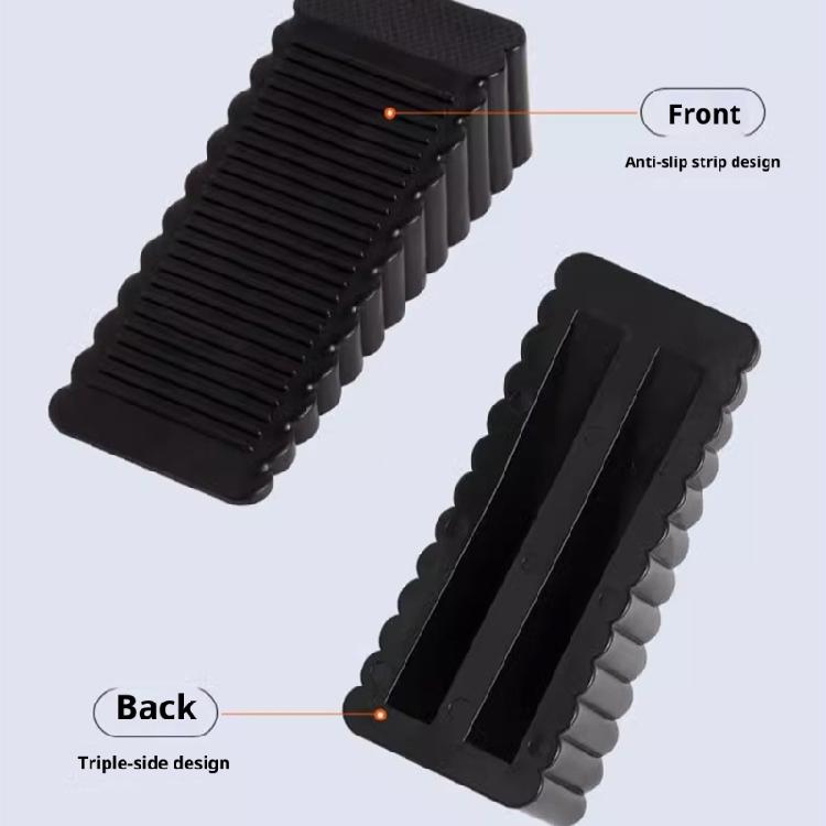 2Pcs Rubber Door Stop Safety Silicone Door Stop Door Stoppers Front Anti Collision Move Rubber Retainer Reusable