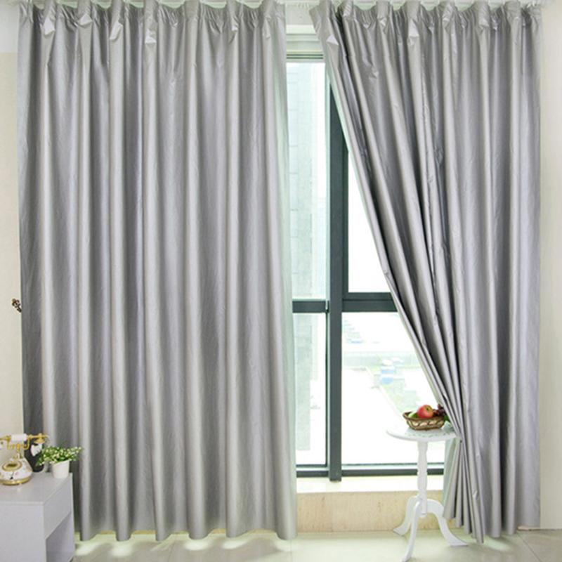 100% Blackout Window Curtain Bedroom Privacy Drapes Home Sunshade Cloth Anti-UV Window Curtains Livingroom Window Cover