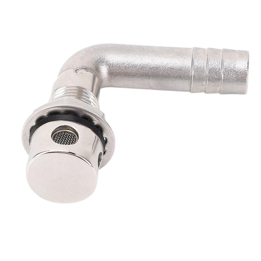 Boat Fuel Gas Tank Vent Professional 316 Stainless Steel 16mm Elbow Design Marine Boat Fuel Tank Vent for Ships Yachts