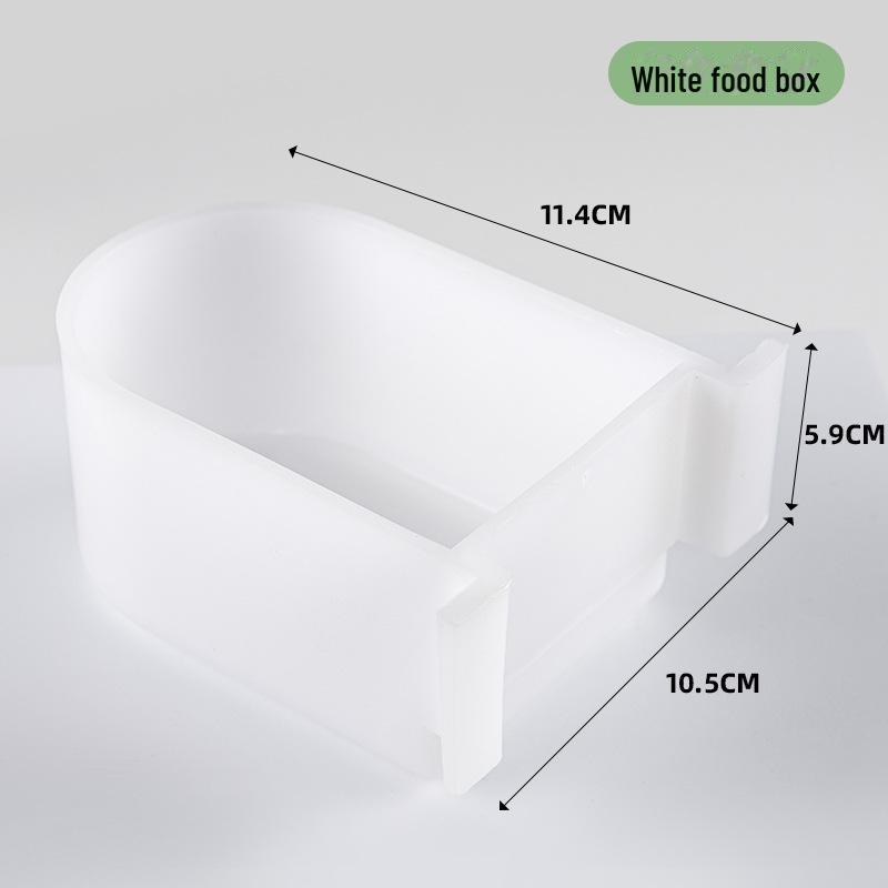 Black Phoenix Tiger Skin Parrot Feeder: Enlarged Food & Water Bowl for Bird Breeding