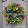 Artificial Flower Wreath Easter Valentines Day Decor Hotel Restaurant Door Hanging Decoration