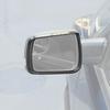 For Dodge Ram 1500 19-25 Carbon Rearview Mirror Rain Eyebrow Guard Trim Frame 2P
